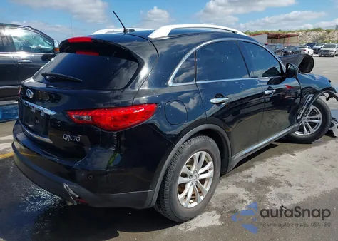 2014 Infiniti Qx70 из США, поврежденный, VIN JN8CS1MU0EM450343